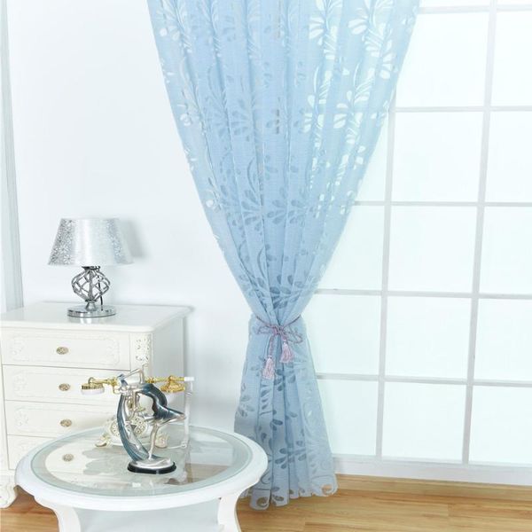 

phoenix tail pattern curtain tulle bedroom living room balcony home kitchen el decoration elegant sun-shading window gauze & drapes