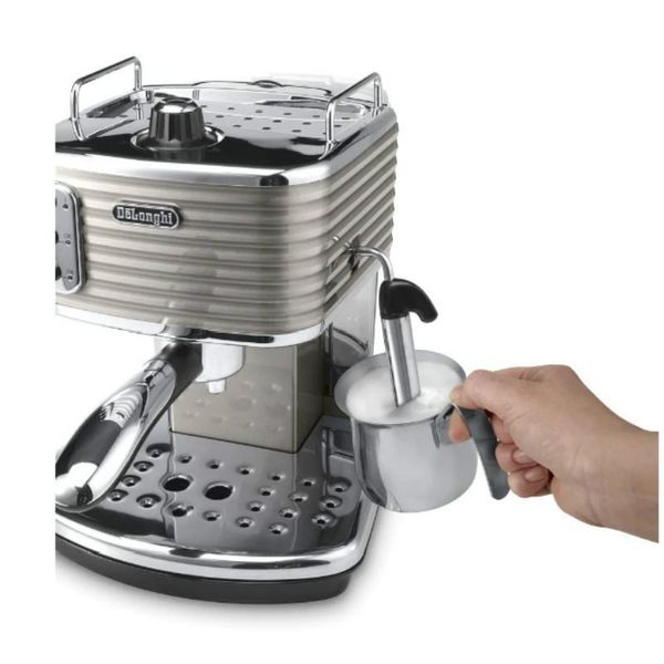 

espresso machine ecz351 coffee semi-automatic pump press 15 bar roasters