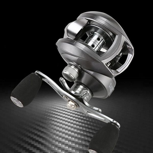 

high speed ratio 8.1:1 magnetic brake 12+1 bearing 8kg force baitcast reel long-range anti-friction line fishing baitcasting reels