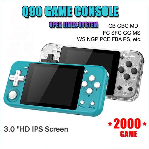 

portable game players classic retro handheld console hd lcd display built-in 12 emulators 2000 style 3d ps1 passionate casual gaming experie