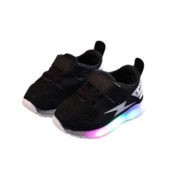 

athletic kids shoes sneakers basketball boys footwear d091, Black