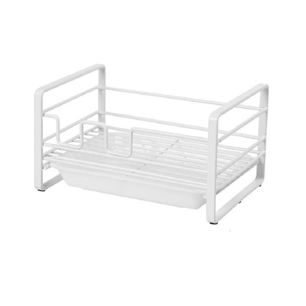 

kitchen storage & organization sponge holder with strainer iron drain rack household cleaning rag sink countertop