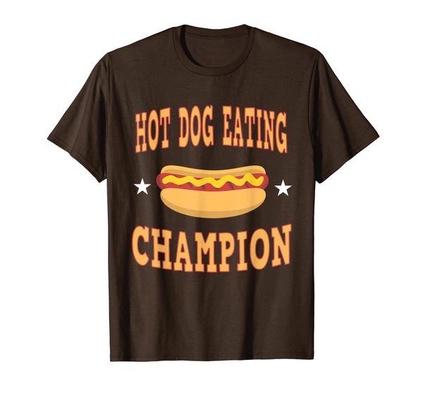 

Hot Dog Eating Champion Funny T Shirt, Mainly pictures