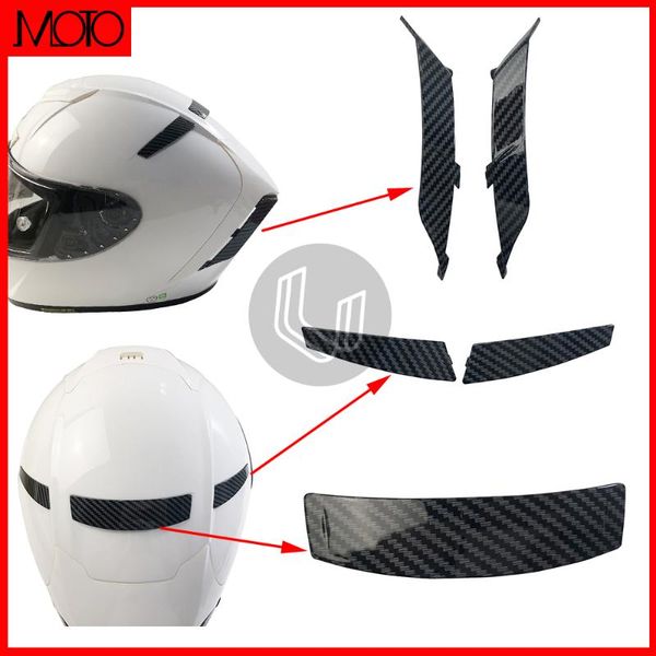 Capacetes de motocicleta X14 Capacete Acessórios de decoração Spoiler Case para Shoii X-14 TC-1 TC-2 TC-3 TC-4 TC-5 TC-6 TC-9 TC-10