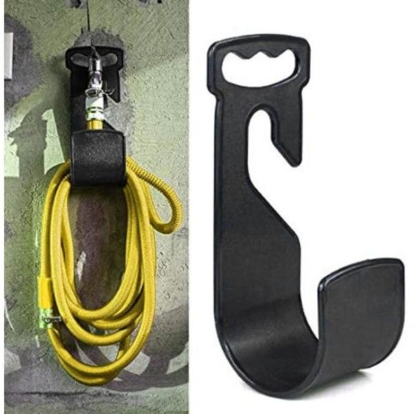 

hooks & rails rust-garden hose pipe reel hook hanger wall mounted holder organizer tool durable easy to install portable useful