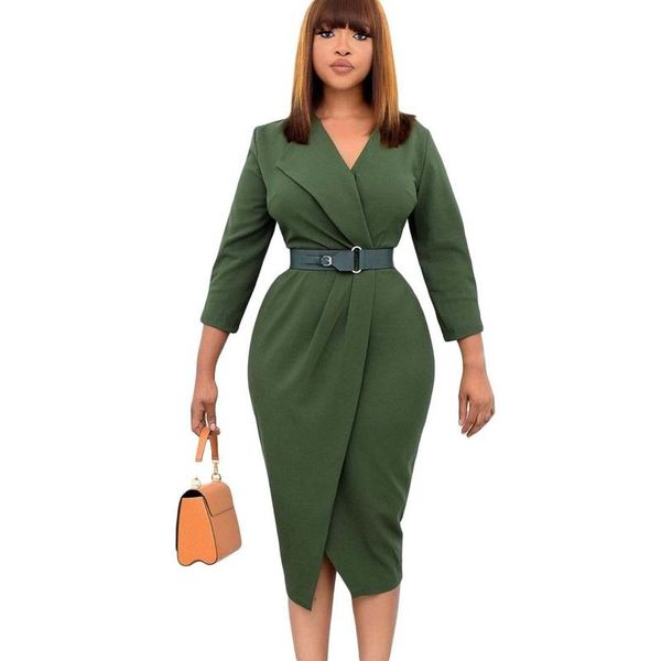 

ethnic clothing african women party dress christmas elegant celebrity ruched split bodycon robe feme plus size dinner date out midi dre, Red