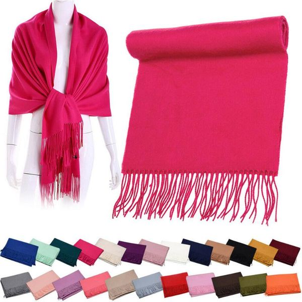 

scarves soft luxury wool shawl wrap pashmina large ladies scarf cashmere, Blue;gray