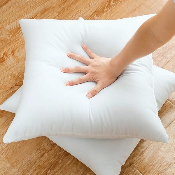 

cushion/decorative pillow classic solid white cushions for sofa home decor throw core pp cotton filling head cushion insert car decorative