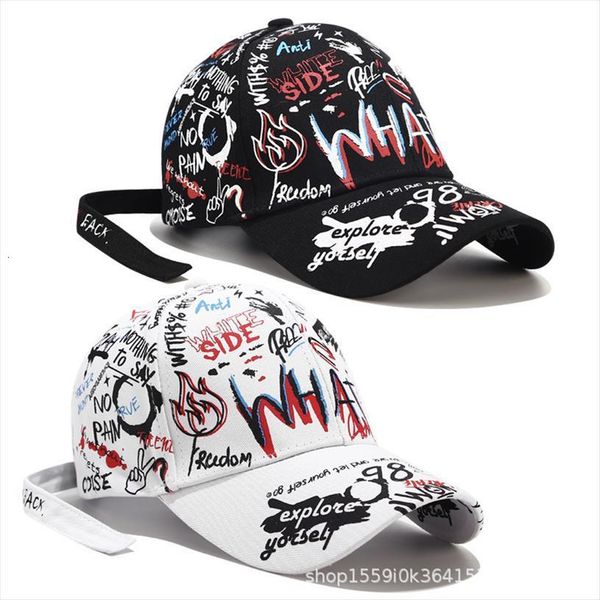 

style arrive spring summer cotton woman man strange graffiti tai ji pattern ribbon punk street fashion visor baseball cap, Blue;gray