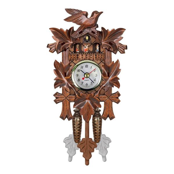 

wall clocks cuckoo clock traditional black forest antique wooden pendulum quartz hillside chalet with wonderful animals