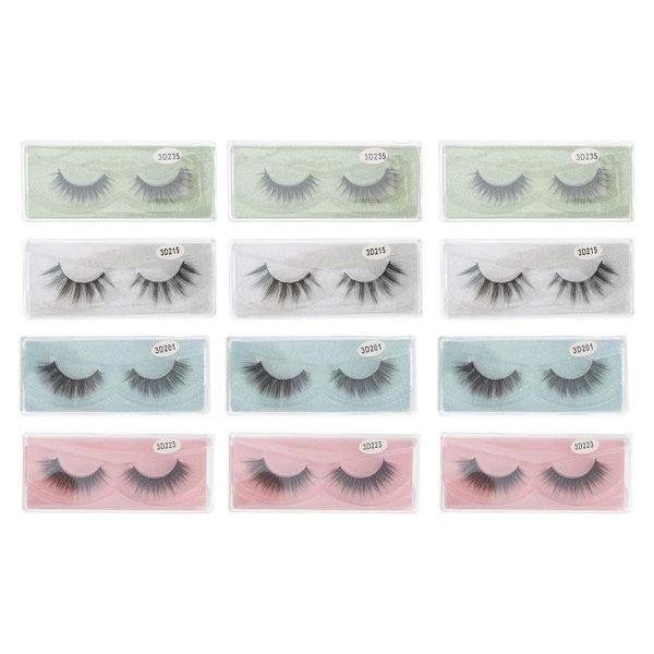 

false eyelashes 12 pairs of artificial hair lashes long