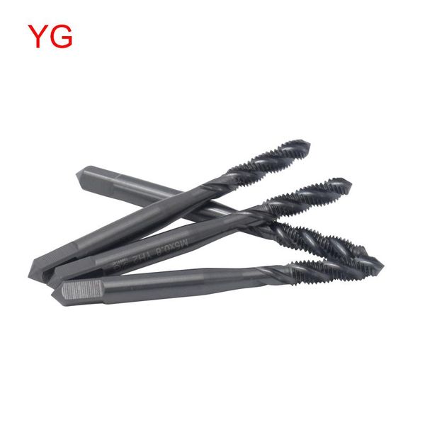 

hand tools yg hsse metric with oxidation spiral fluted tap m2 m2.5 m3 m4 m5 m6 m8 m10 m12 machine screw thread taps for blind hole tapping