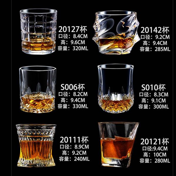 

wine glasses european style whiskey glass home crystal bar spirit beer set good quality