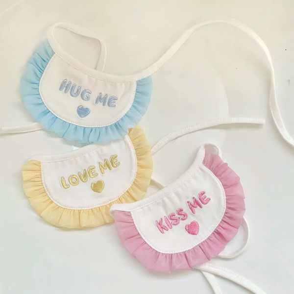 Сладкие домашние животные Saliva полотенце на Bib Письмо Печать Pet Bibs собака одежда Корея стиль бульдог собаки банданы