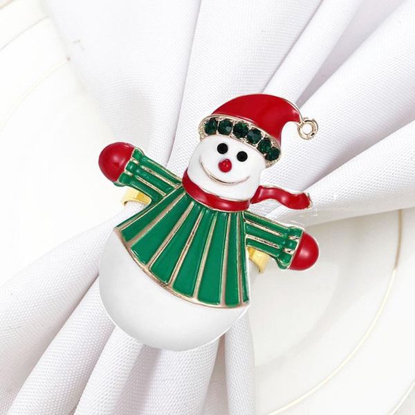 

napkin rings christmas series gloves snowman bell buckle party wedding el table supplies