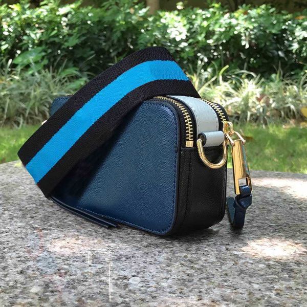 

black zipper messenger women shoulder bag ladies handbag designer famous brand marc the small snapscamera crossbody