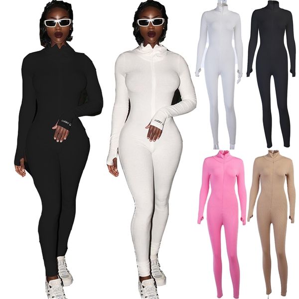 

women's 2021 zipper elastic hip lifting one-piece pants fitness yoga suit, Black