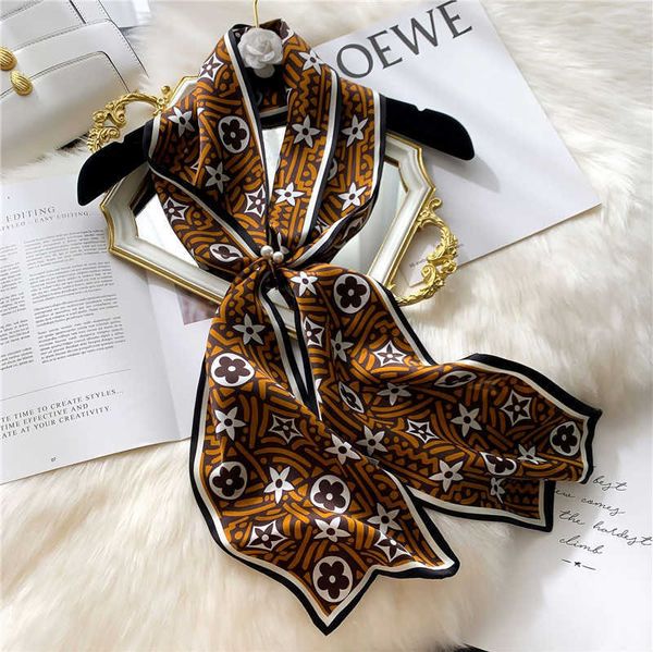 

spring and autumn small frh 100% silk scarf fashion foreign style double layer old flower mulberry silk long scarf, Blue;gray