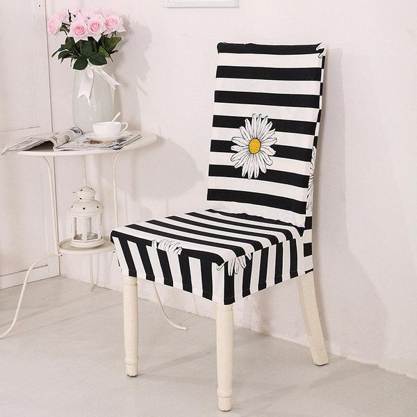 

chair covers elastic one-piece cover kitchen decor protector case el restaurant dining room anti-dirty stretch seat