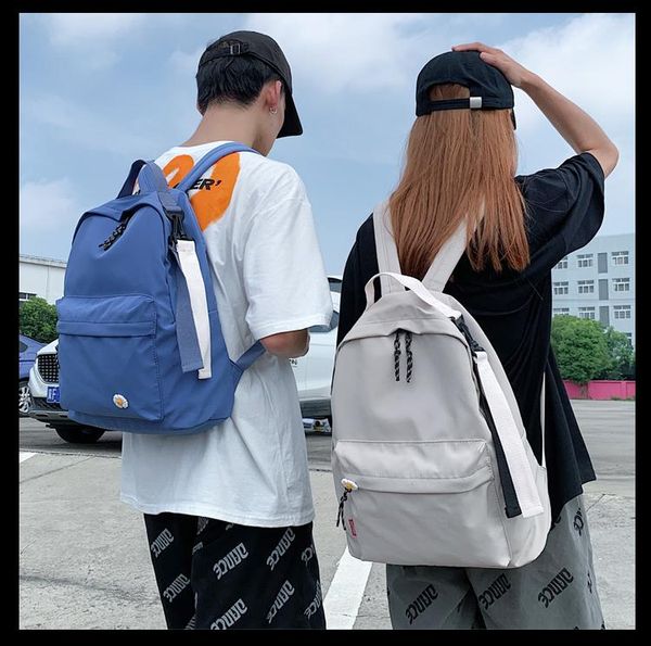 

men's and women's forest all-match version of the student backpack simple casual