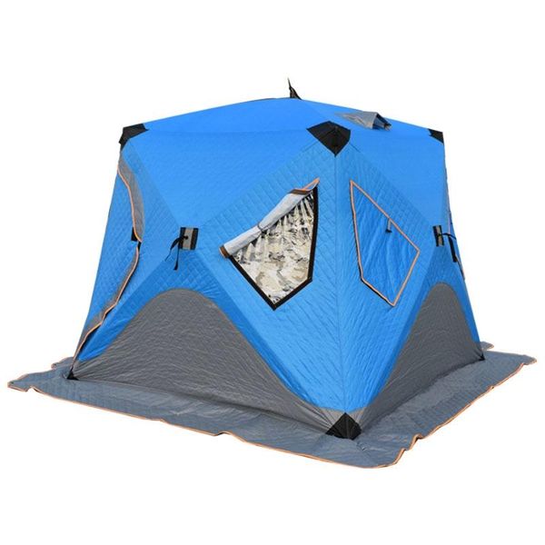 

ultralarge automatic 3-4 persons winter keep warm thickened cotton ice fishing tent outdoor camping portable use tents and shelters