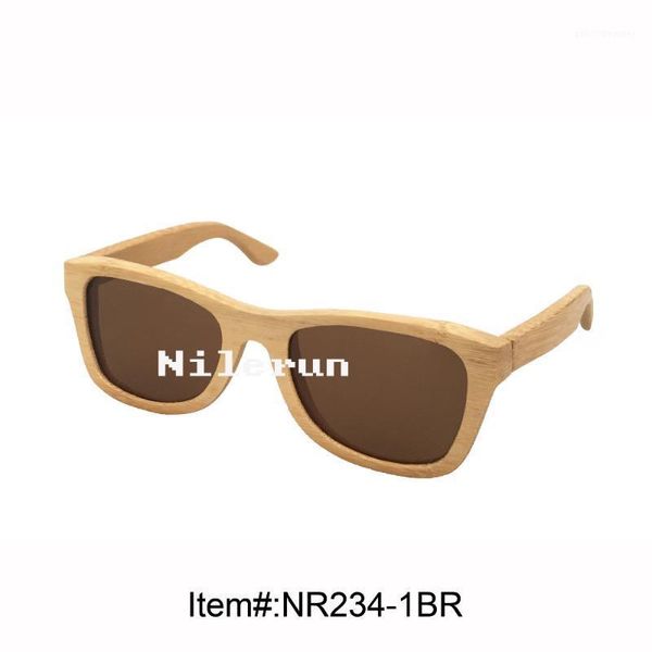 

sunglasses brown polarized natural bamboo, White;black