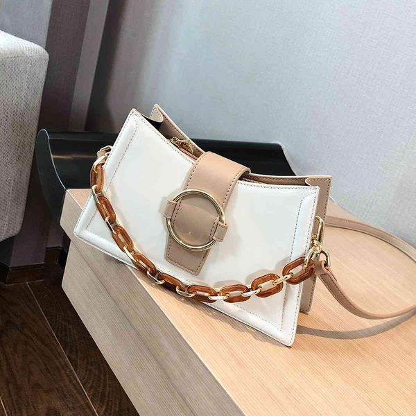 

fashion classic bags real cowhide envelope lady crossbody one-shoulder belt bag 0256