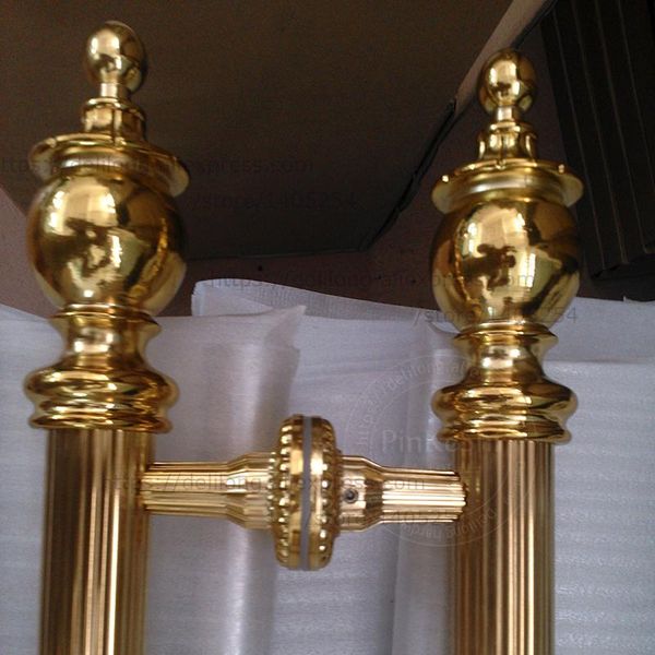 

handles & pulls ploshed gold glass door handle factory wholesale stainless steel