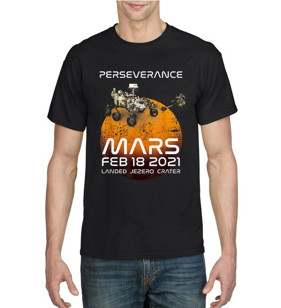 

preserance mars rover landing 2021 t-shirt, White;black