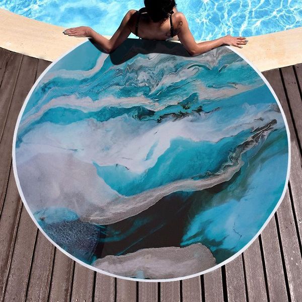 

towel color printing sea beach pareo microfiber towels large mat bath spa