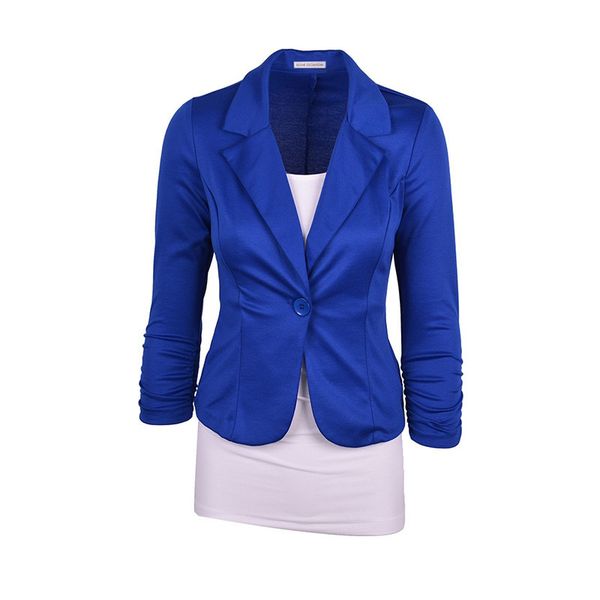 

exquisite high-end suit blazer slim fit one button coat women's, White;black