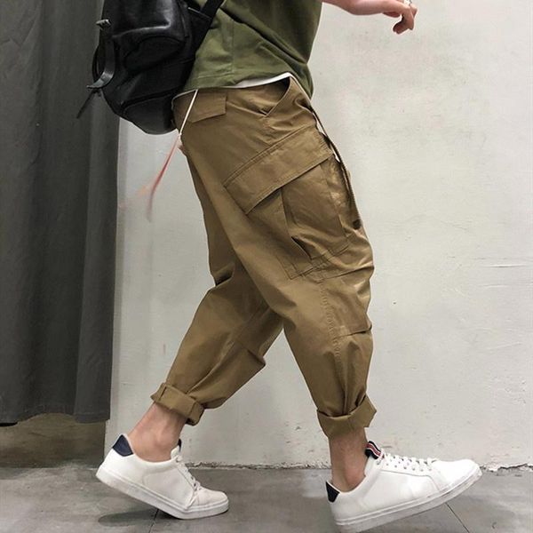

men's pants cargo man hip hop plus size hippie trousers male black oversize jogging techwear sweatpants