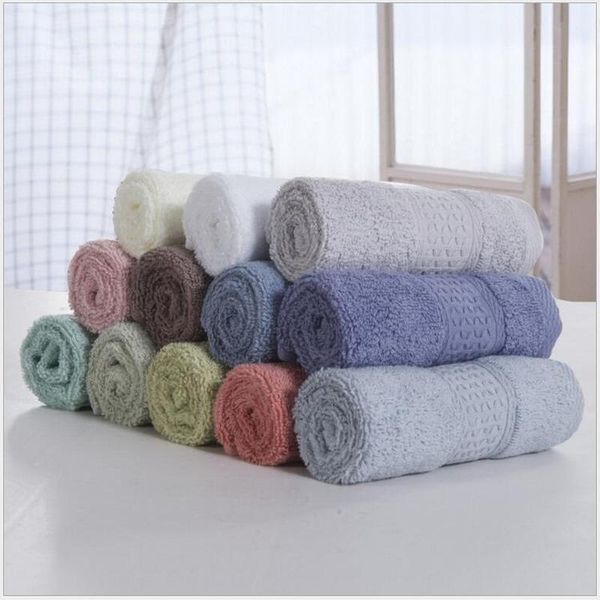 

towel simple japanese style solid color 5-pack square cotton jacquard series daily necessities machine washable