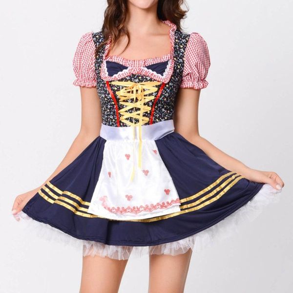 

casual dresses fashion women costume summer maidservant cosplay dress ladies garment acting clothes splicing sexy, Black;gray
