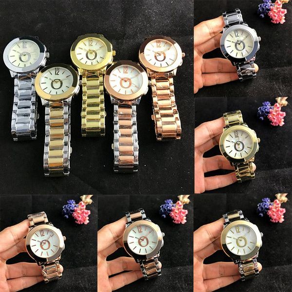 

wristwatches rllen original pan fashion casual business watch couple electronic quartz luxury, Slivery;brown