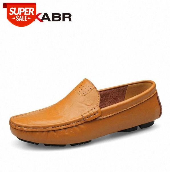 

dekabr big size 36~50 genuine leather men shoes soft moccasins loafers fashion brand flats comfy driving #i97a