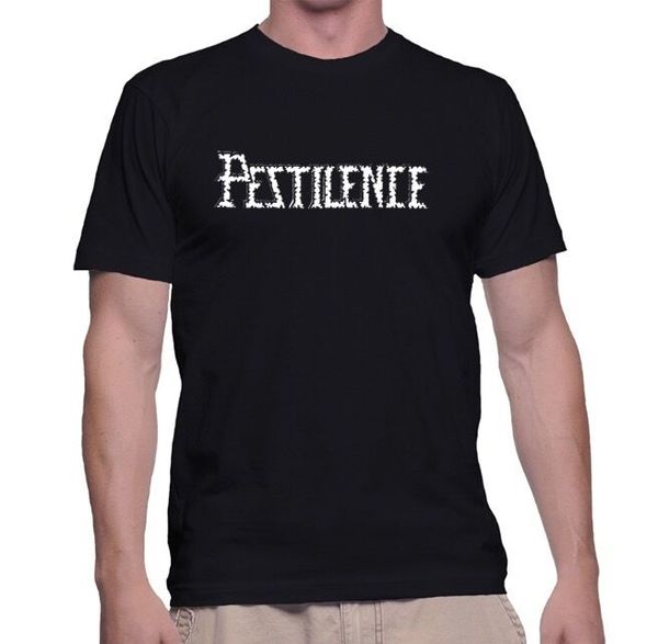 

pestilence t-shirt/speed-thrash-black-death metal, White;black