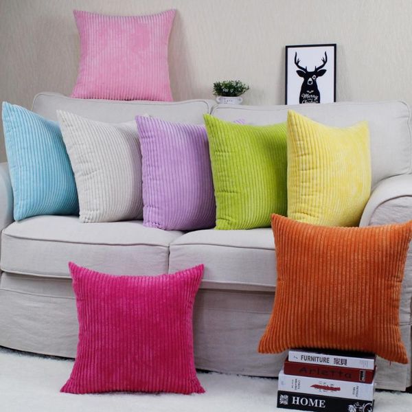 

cushion/decorative pillow 24 colors corduroy fabric cushion cover 40/45/50/55/60/70cm case ht-npcjc-c