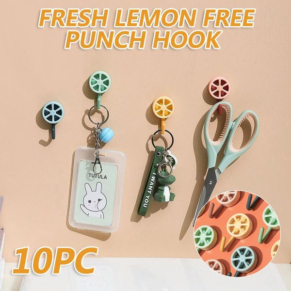 

Wall Hooks Strong Fruits Metal Cup Sucker Hanger Kitchen Bathroom Multi Use Adhesive Hook Door Traceless Organizer & Rails