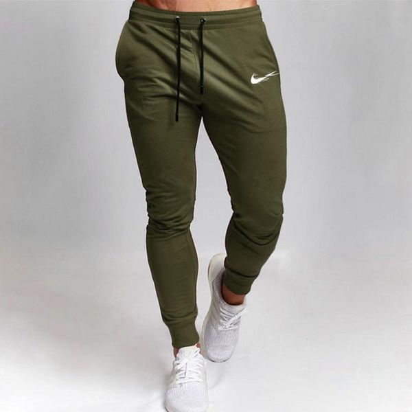 

brand spring and autumn men's sports running pants jogging gym exercise, Black;blue