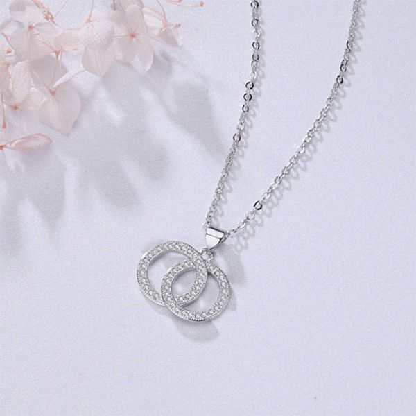 

gold necklace c letter pendant designer necklace women necklace designer jewelry party necklaces, Silver