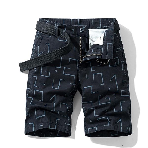 

men's shorts 2021 camouflage loose cargo men cool summer size 30-38 military camo short pants homme casual street wear, White;black