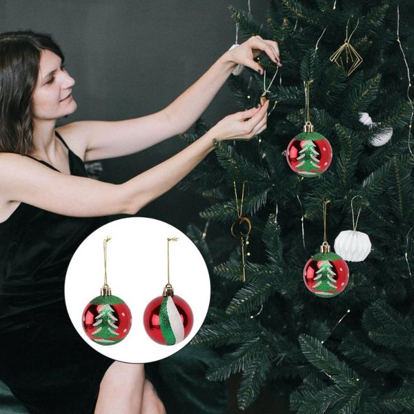 

party decoration 12pcs colorful christmas pendants tree balls