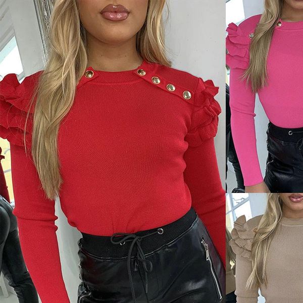 

and casual o neck womens shirts button long sleeve office super quality blusas mujer, White