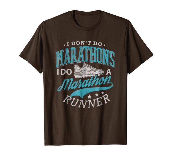 

marathon runner t-shirt i do a marathon runner gifts tee, White;black
