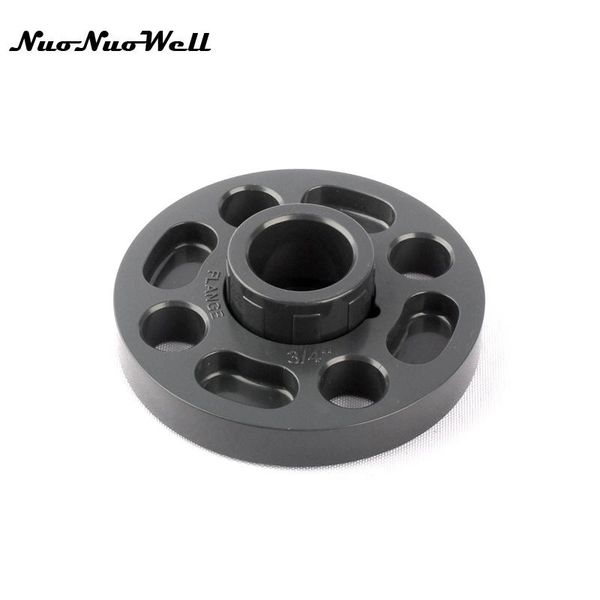 

watering equipments 1pcs nuonuowell pvc ansi 3/4" flange pipe connector hose adapter hardware fittings tube parts slip socket flanges