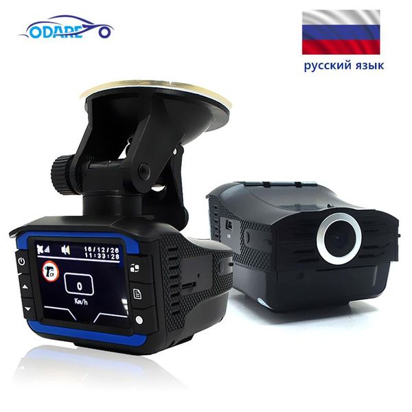

car rear view cameras& parking sensors odare 3 in1 dvr with anti laser dash cam gps track camera 720p auto video recorder rus