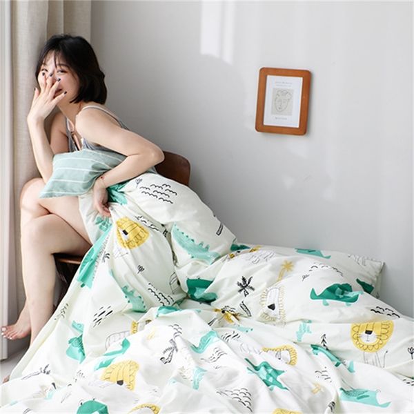 

four-piece cotton 100 cute girl heart princess wind 4 piece set pink sheet bedding
