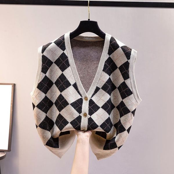 

running jackets autumn winter short high waist sleeveless sweater women single-breasted knit cardigan small jacket, Black;red