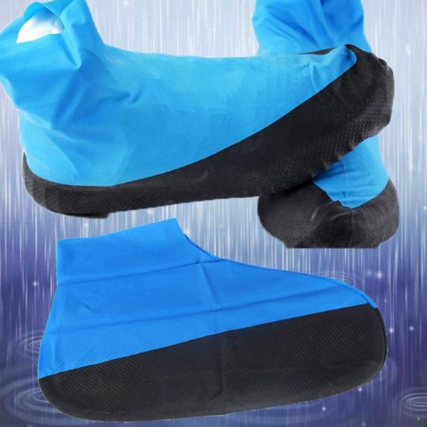 

shoe parts & accessories 1 pair waterproof cover rubber thicken rain reusable elasticity overshoes anti-slip bike boot protector covers drop, White;pink